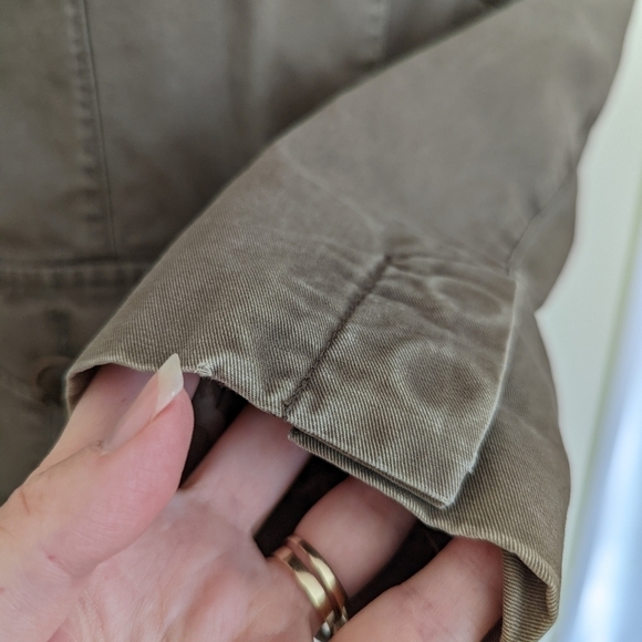 club MONACO cargo safari jacket 100% Cotton green 0 xs - Picture 5 of 13